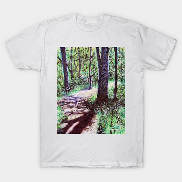 'Sunlight on the Trail' T-Shirt by jerrykirk